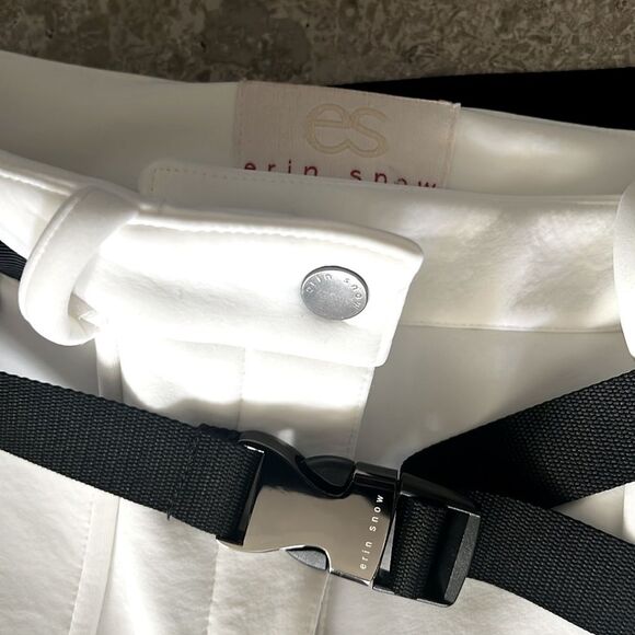 Erin Snow Zola Bootcut Pants in White, New, Size 6 - Picture 9 of 13